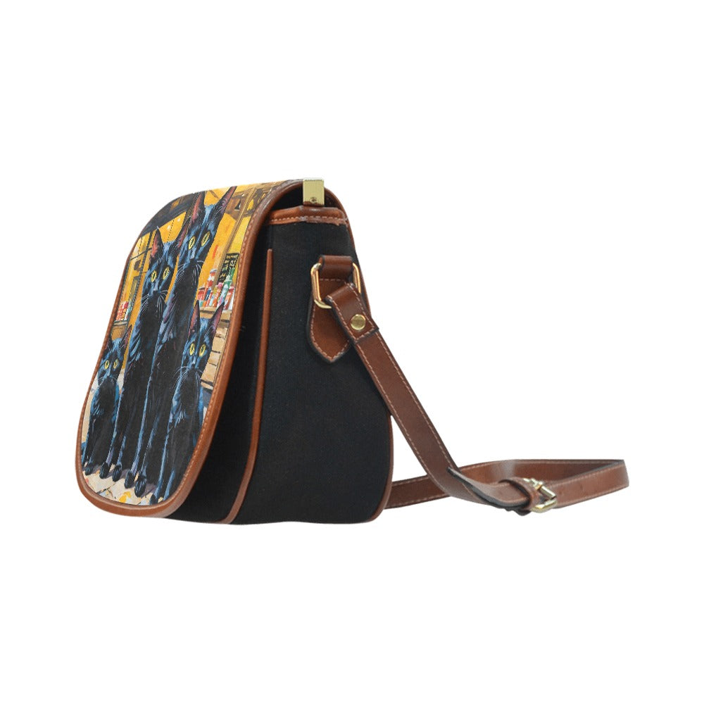 Market Kitties Saddle Bag