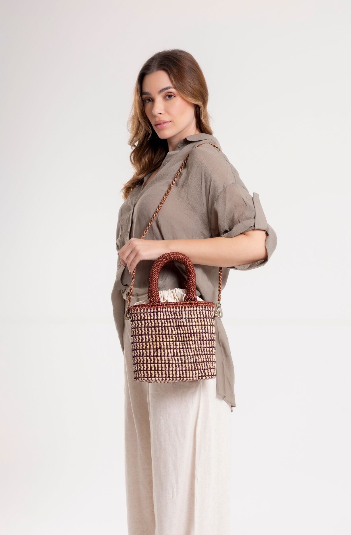 Vida Bag - Brown & Sand
