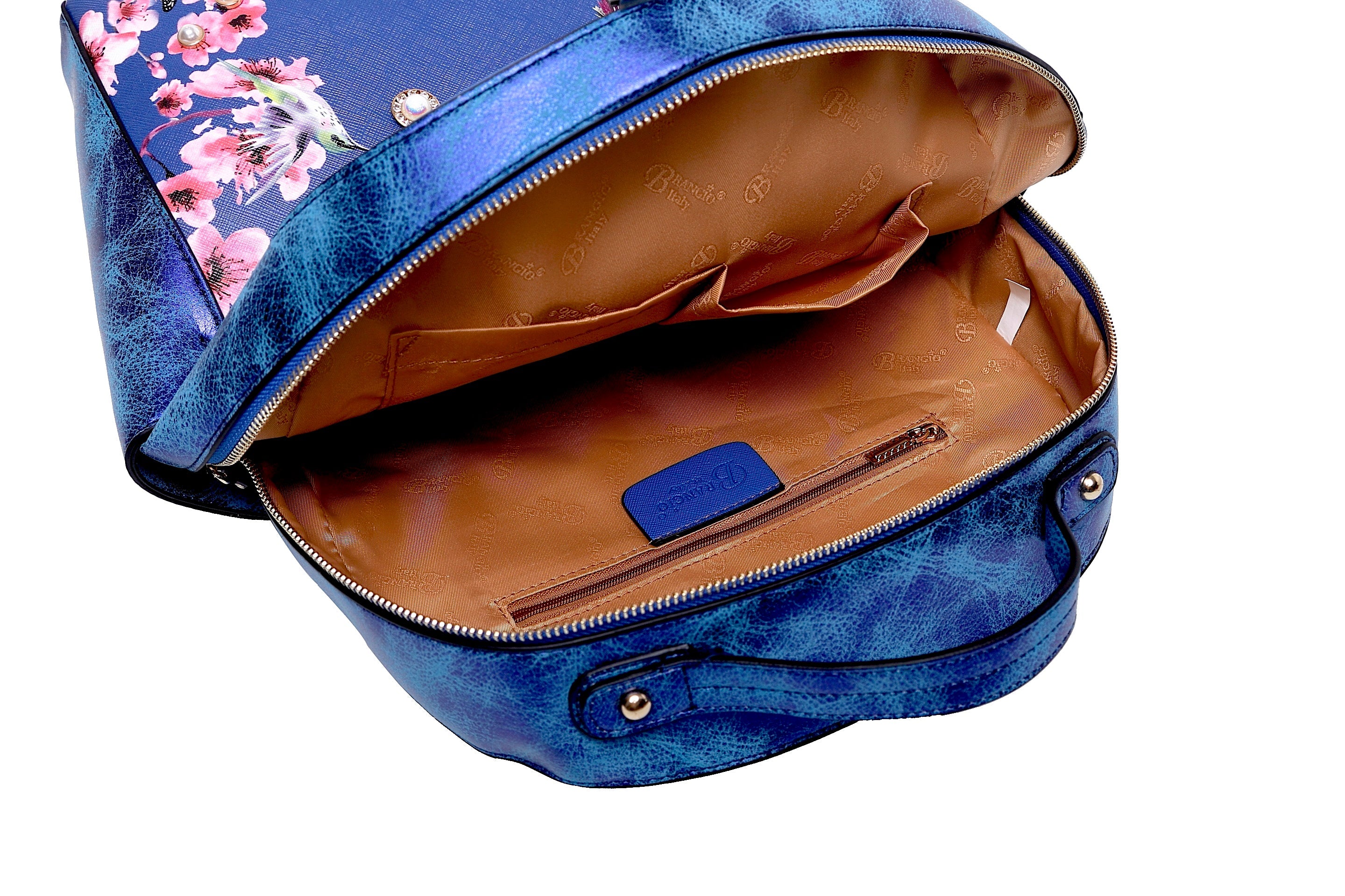 Hummingbird Crystal Laced Vegan Backpack + Wallet