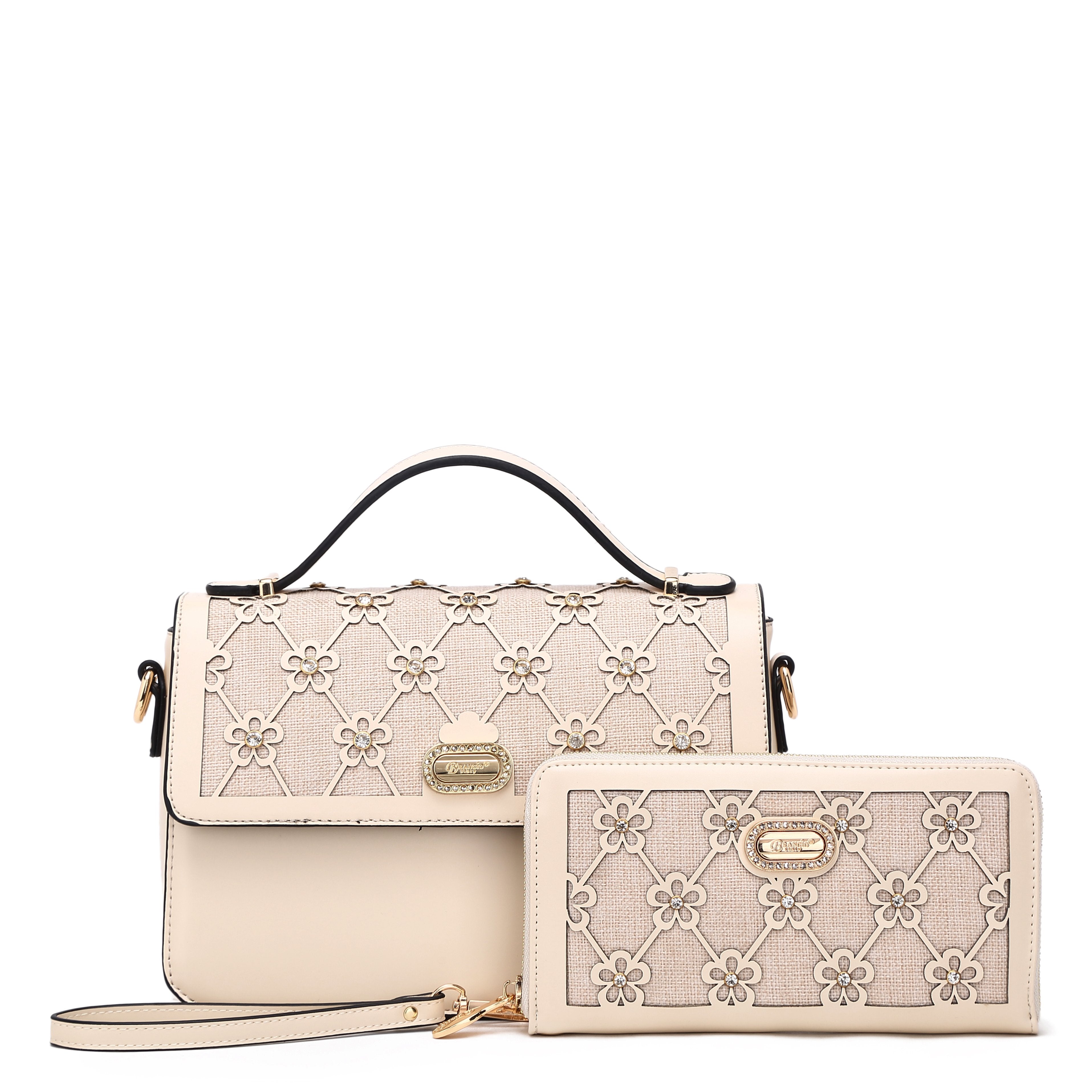 Wildflower Handmade Crossbody Satchel Evening Bag