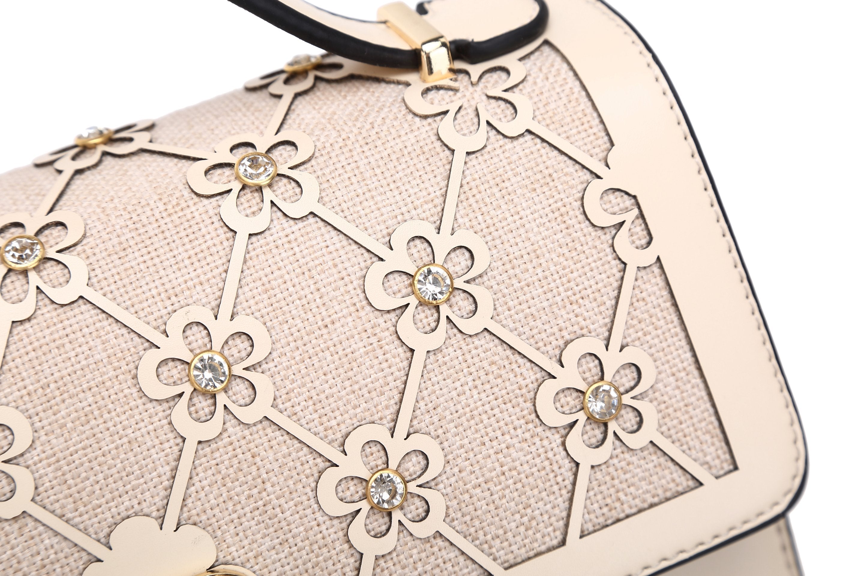 Wildflower Handmade Crossbody Satchel Evening Bag