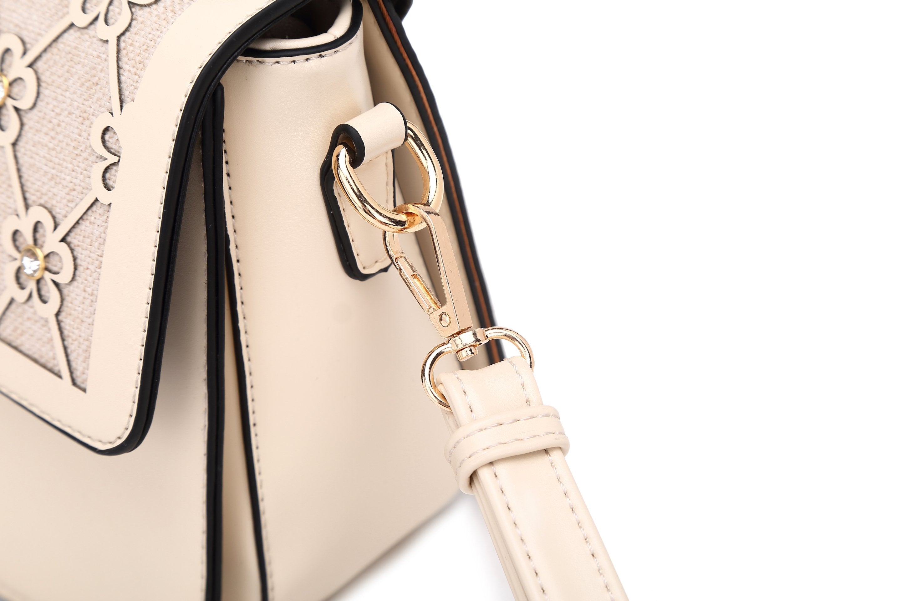 Wildflower Handmade Crossbody Satchel Evening Bag