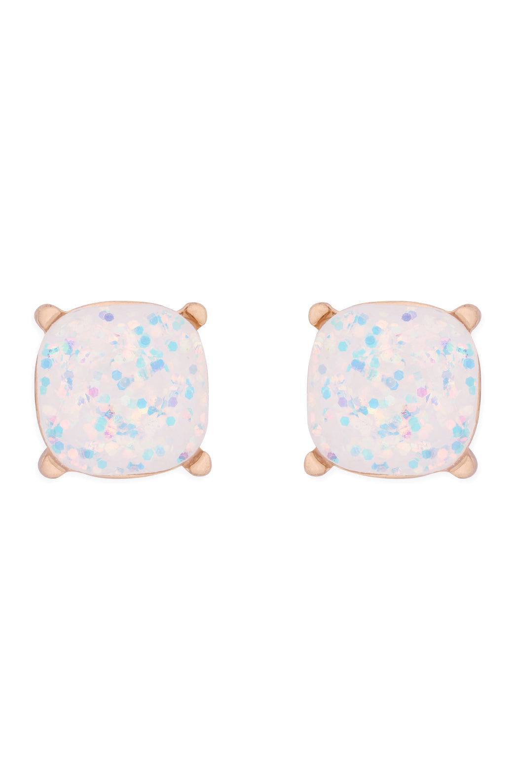 Ae0333-Glitter Epoxy Stud Earrings