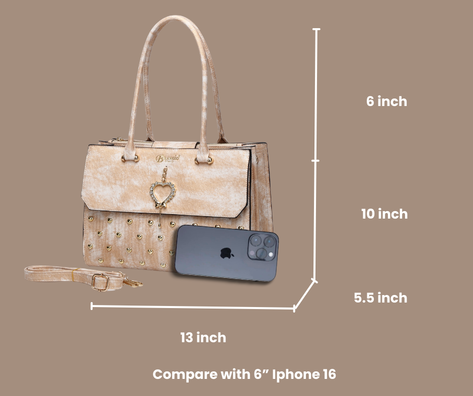 Heart Beat Medium Elegant Satchel