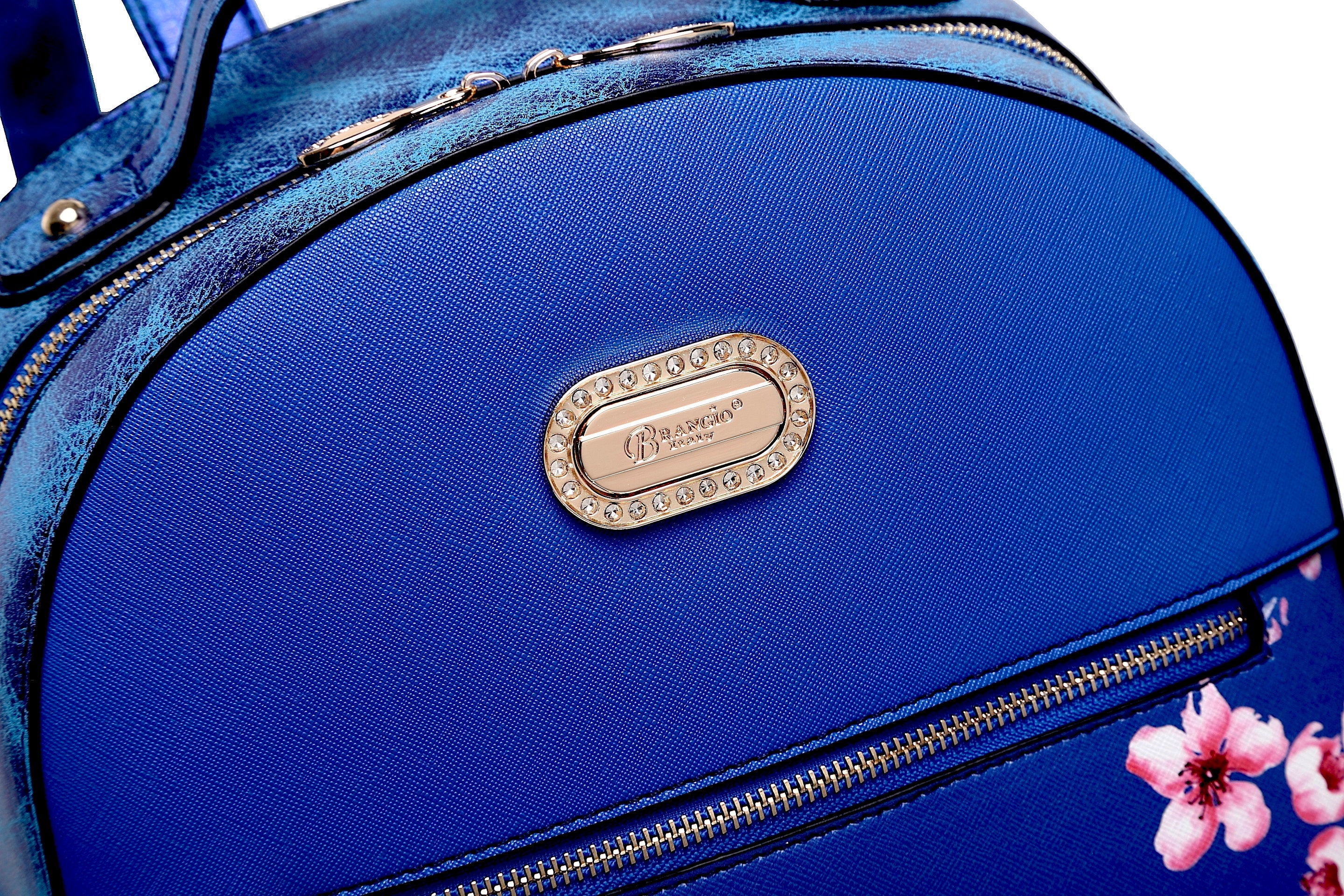 Hummingbird Crystal Laced Vegan Backpack + Wallet