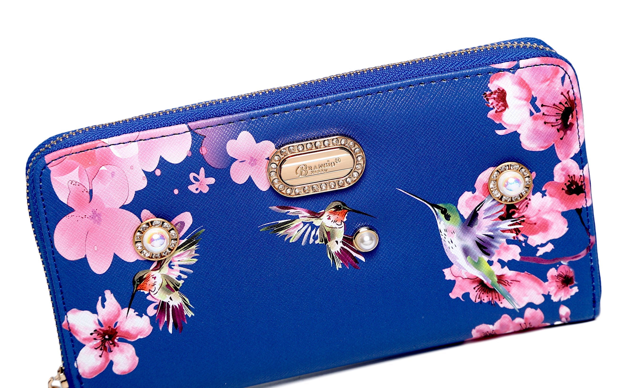 Hummingbird Crystal Laced Vegan Backpack + Wallet