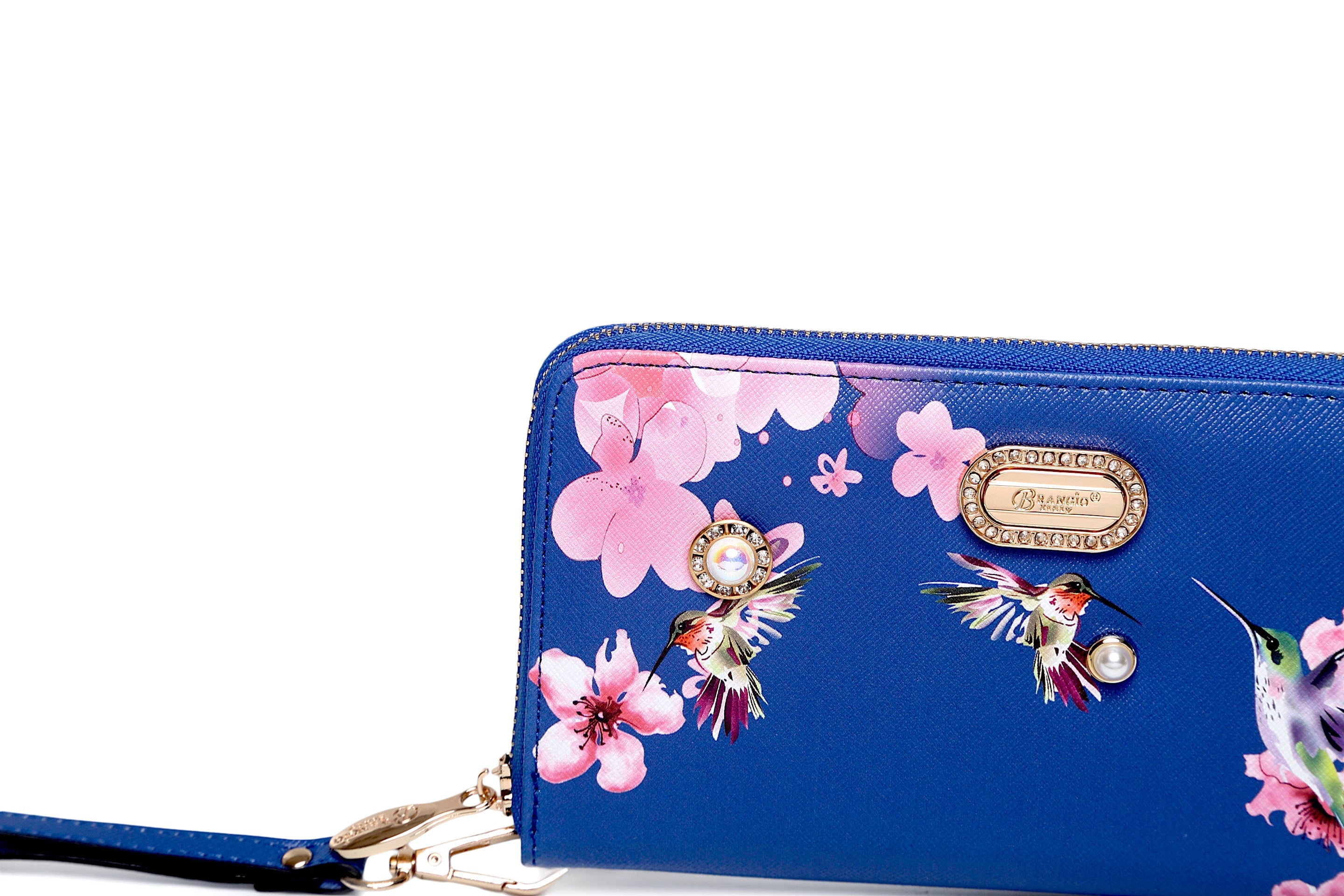 Hummingbird Crystal Laced Vegan Backpack + Wallet