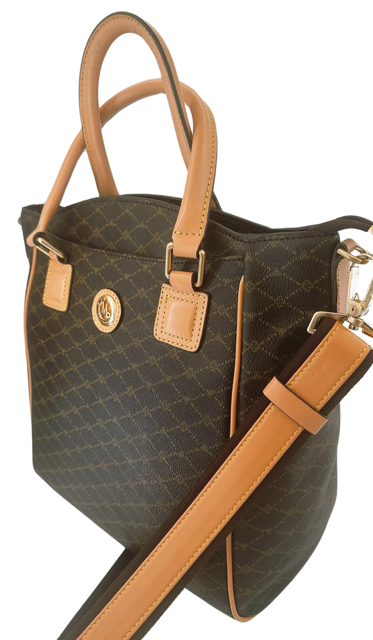 Misty Milan Monogram  Genuine Leather Tote Bag  [Made in Italy]