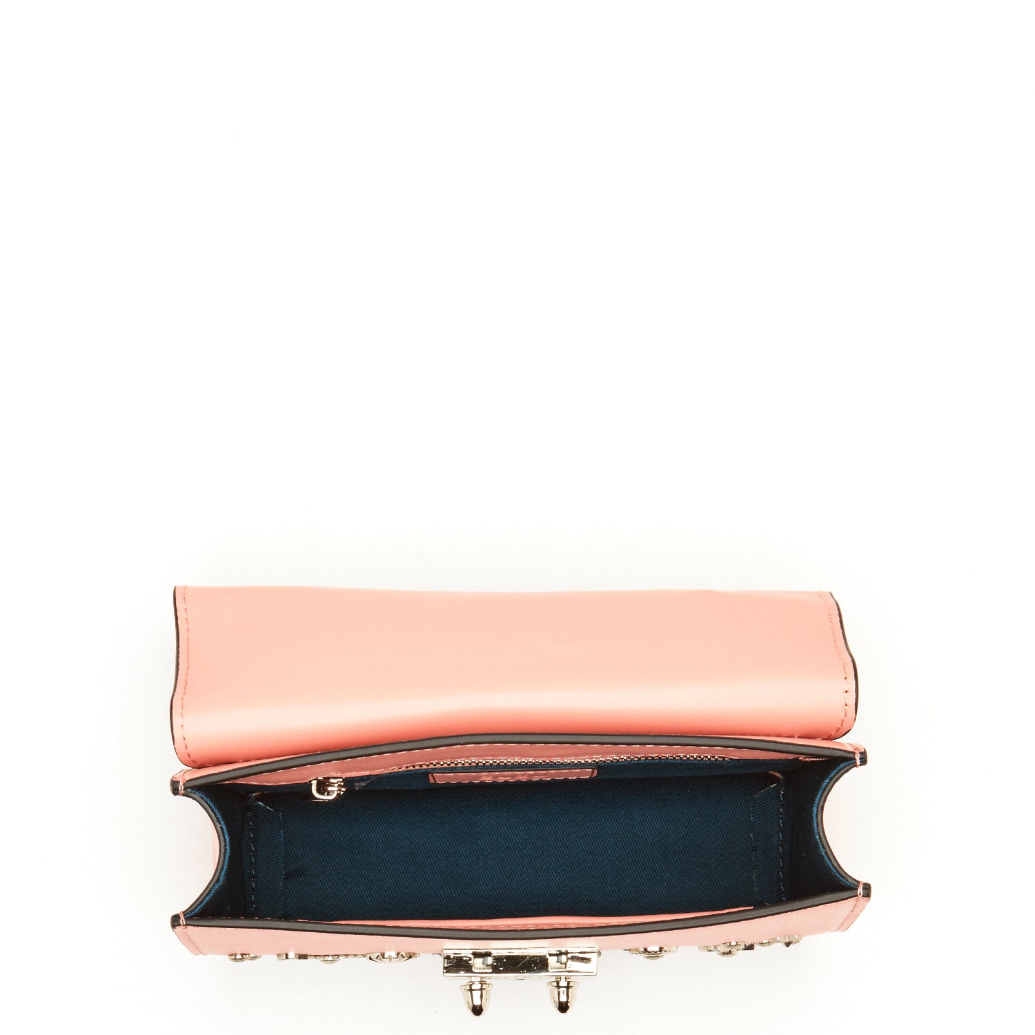 SUSU the Hollywood Leather Crossbody Bag Pale Pink