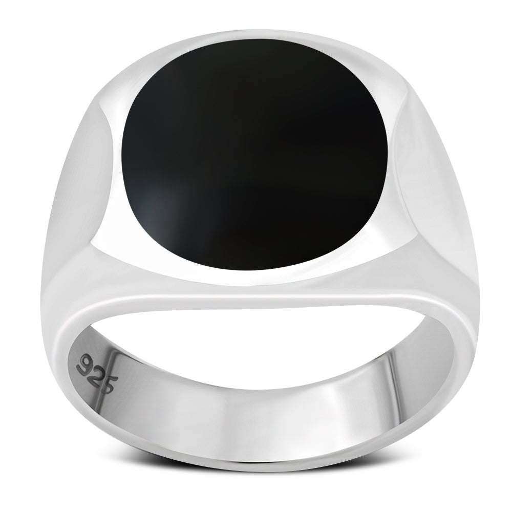Black Onyx Sterling Silver Ring
