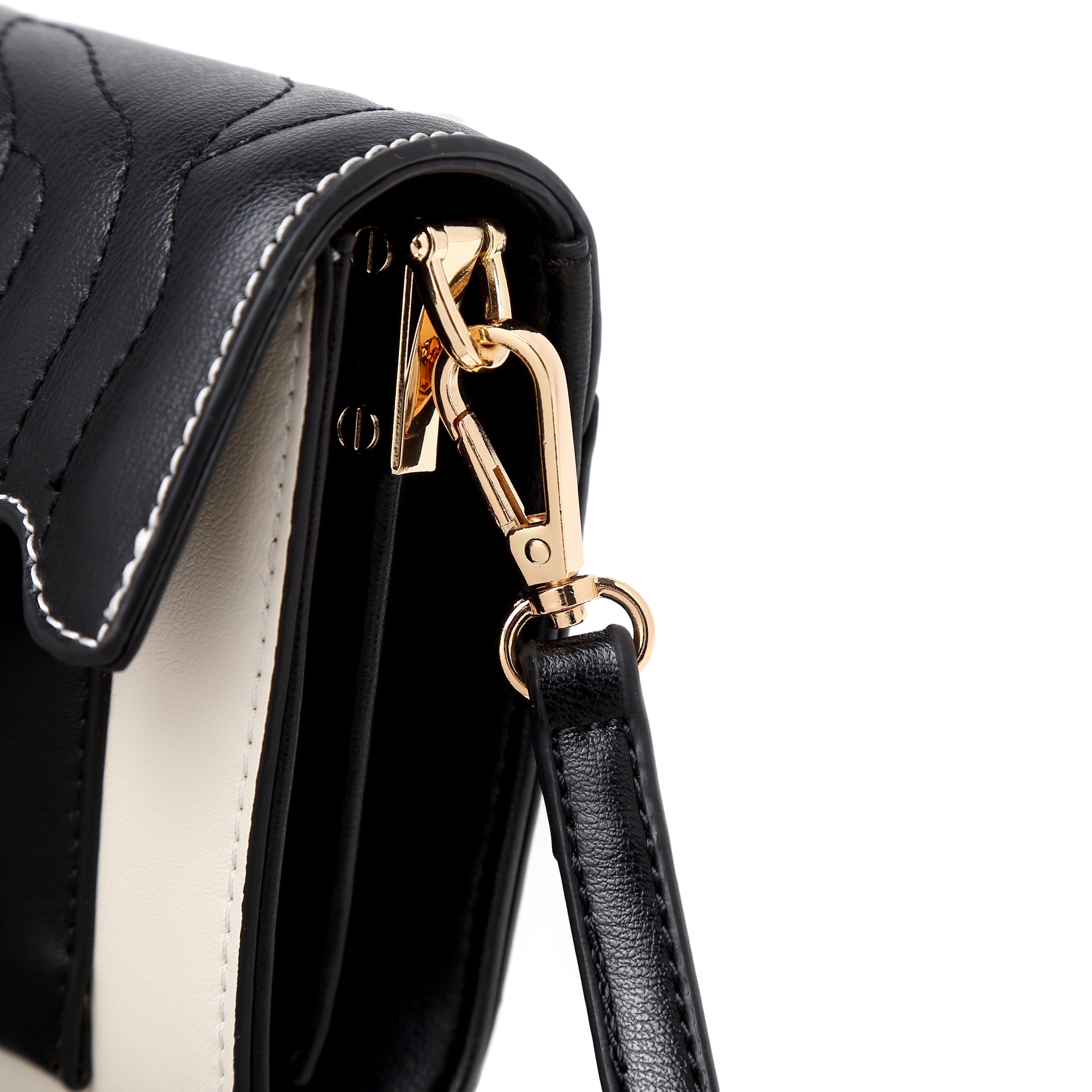 Brangio Italy Rose Embossed Convertible Clutch – Black Faux Leather Evening Bag With Rhinestones & Chain Strap | U.S.A.