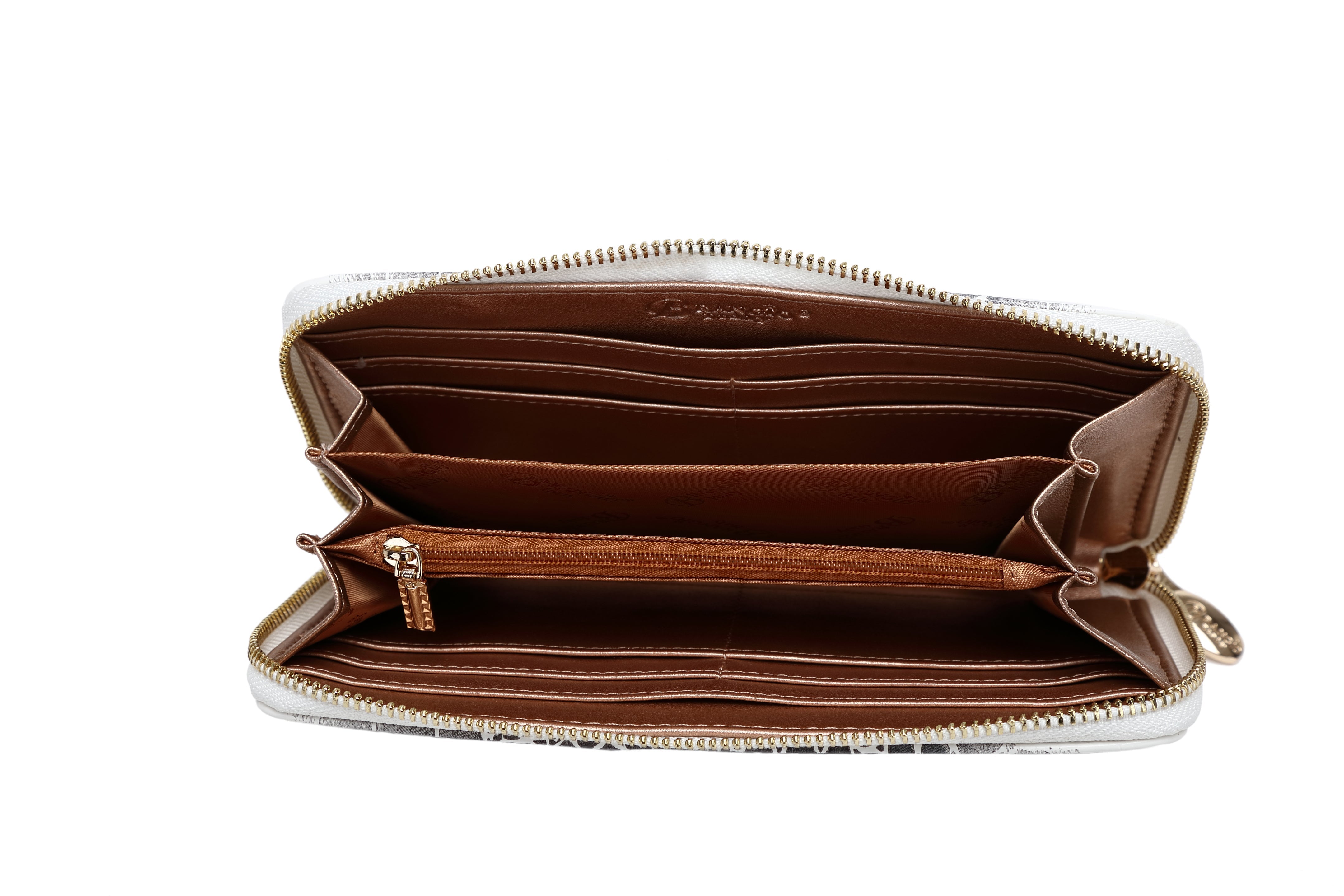 Brangio Croc-Embossed Wristlet Wallet