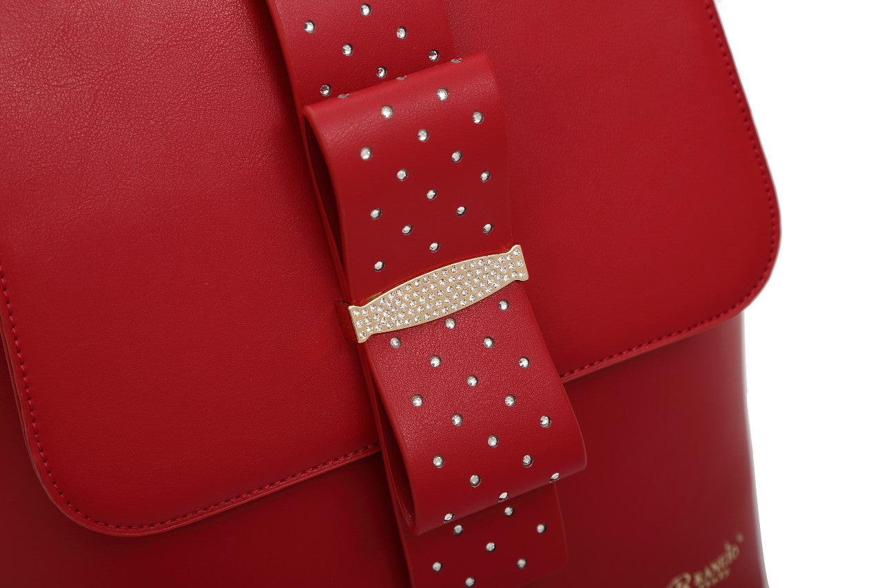 Brangio Bow Chic Backpack & Wallet Set