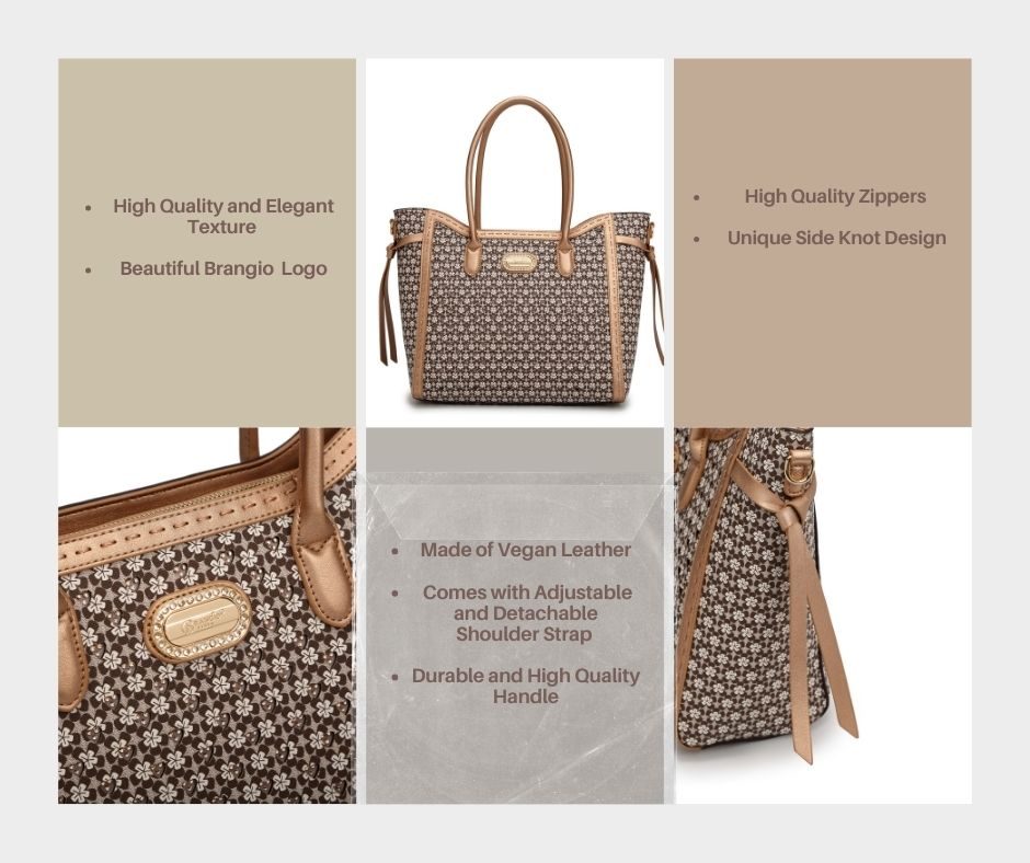 Brangio Vintage Floral Tote