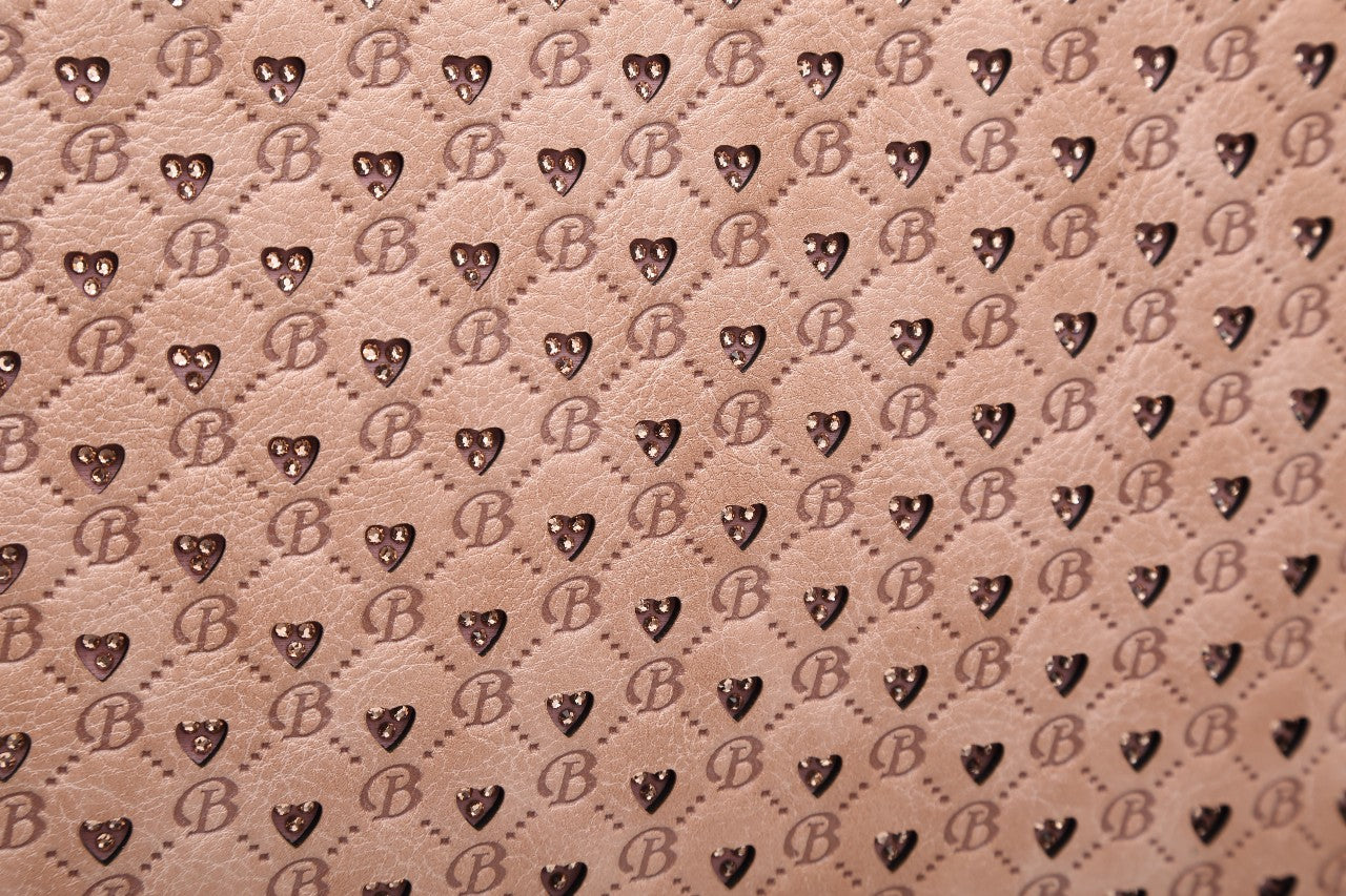 Millionaire Queen Double Layer Crystal Engraved Tote + Wallet Set