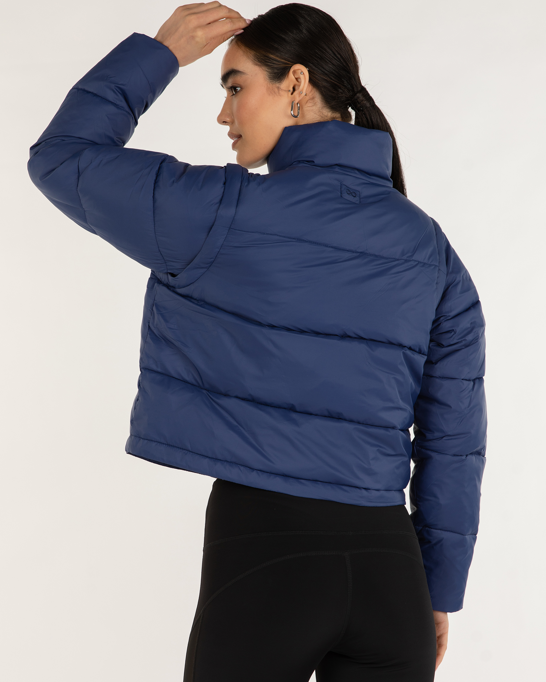 On the Go Puffer Convertible Jacket Vest