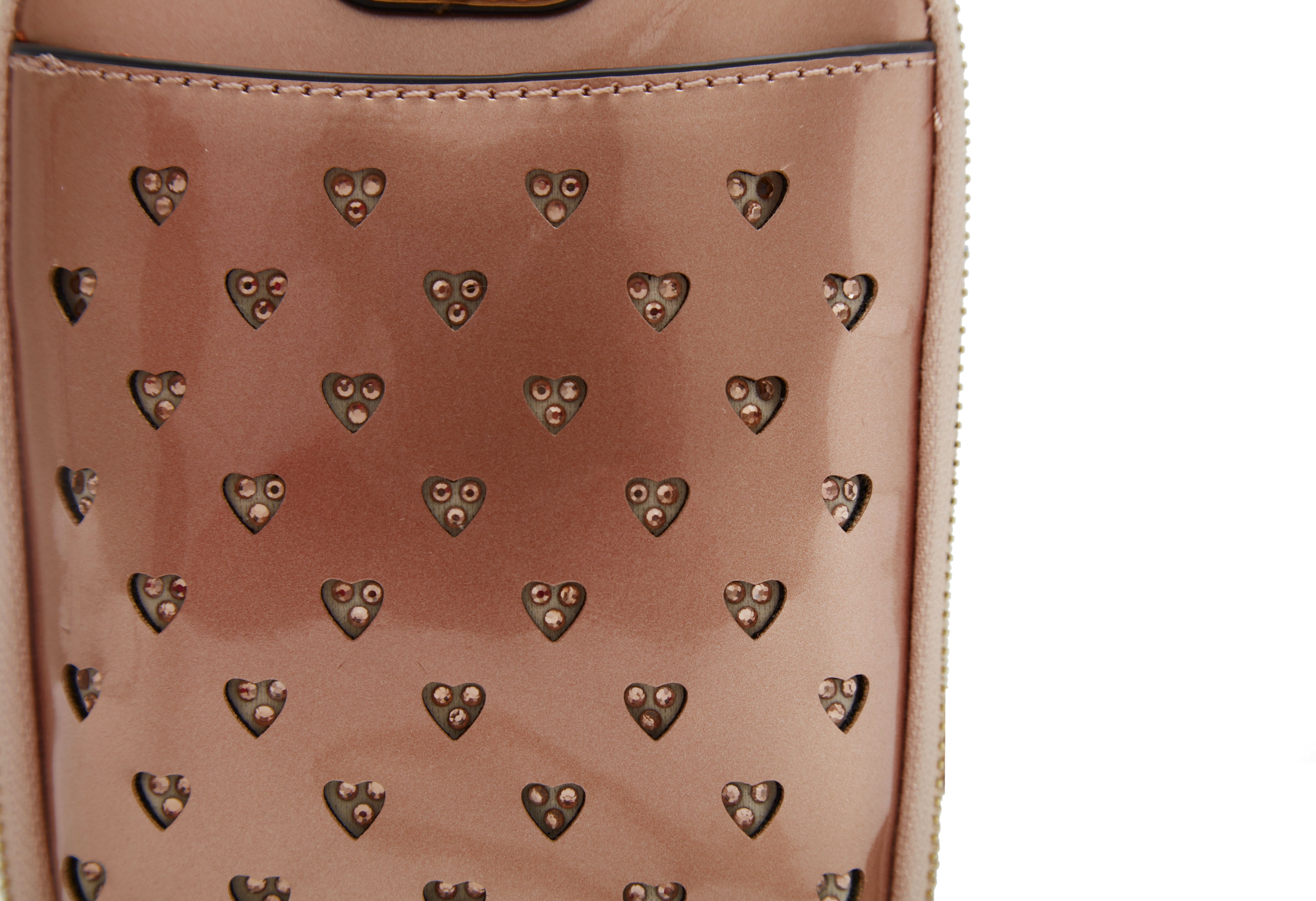 Brangio Luxe Heart Cutout Crossbody Bag