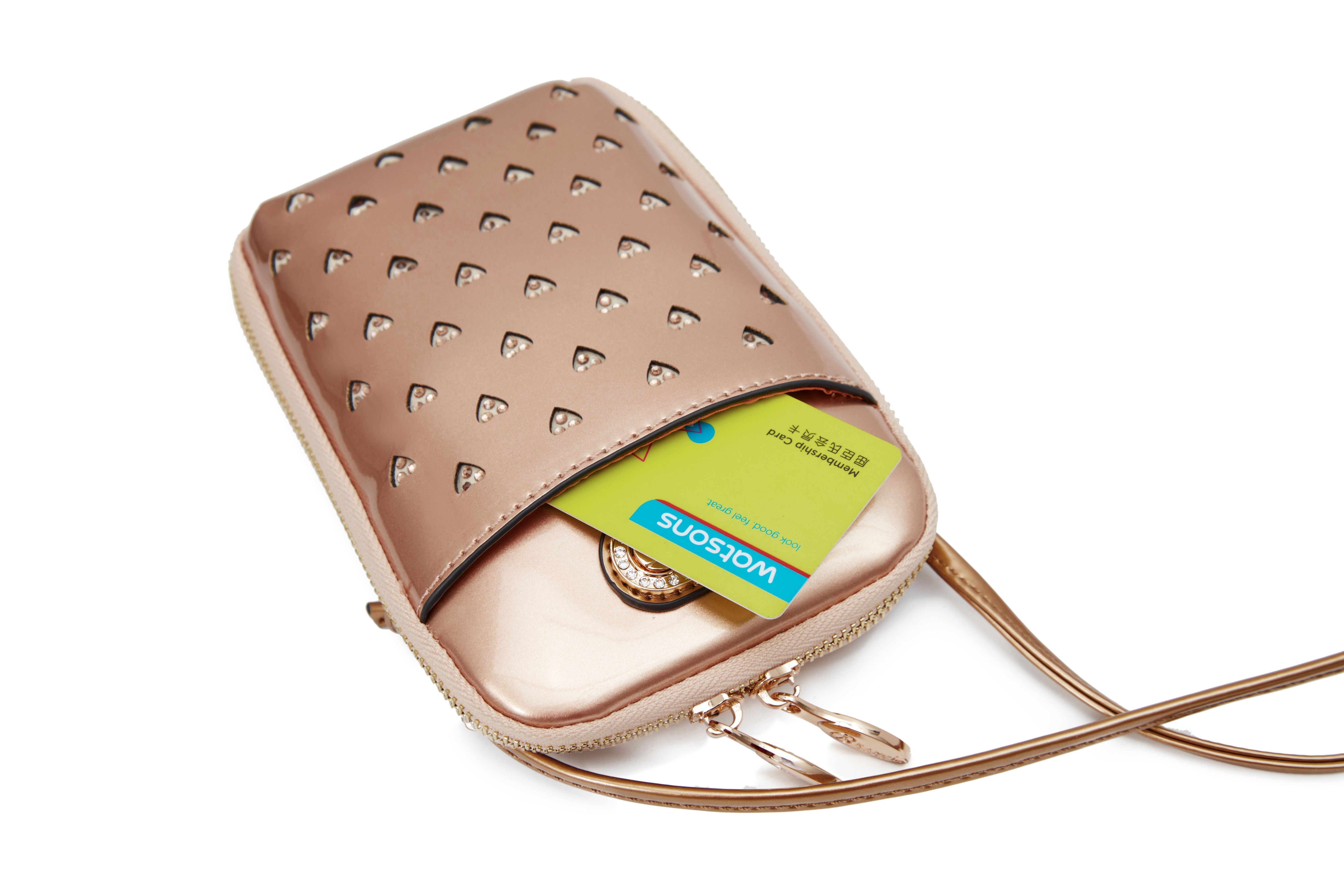 Brangio Luxe Heart Cutout Crossbody Bag