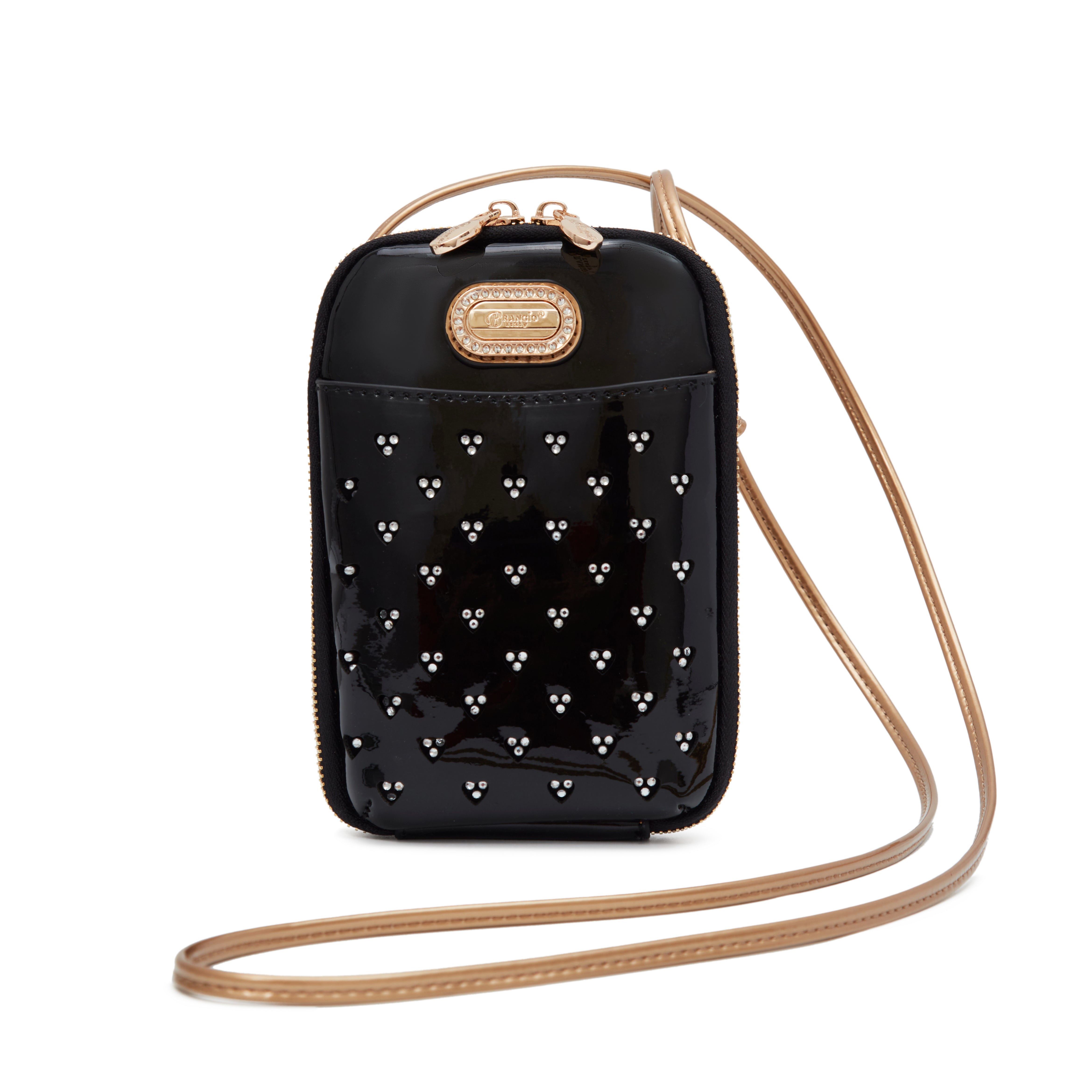 Brangio Luxe Heart Cutout Crossbody Bag