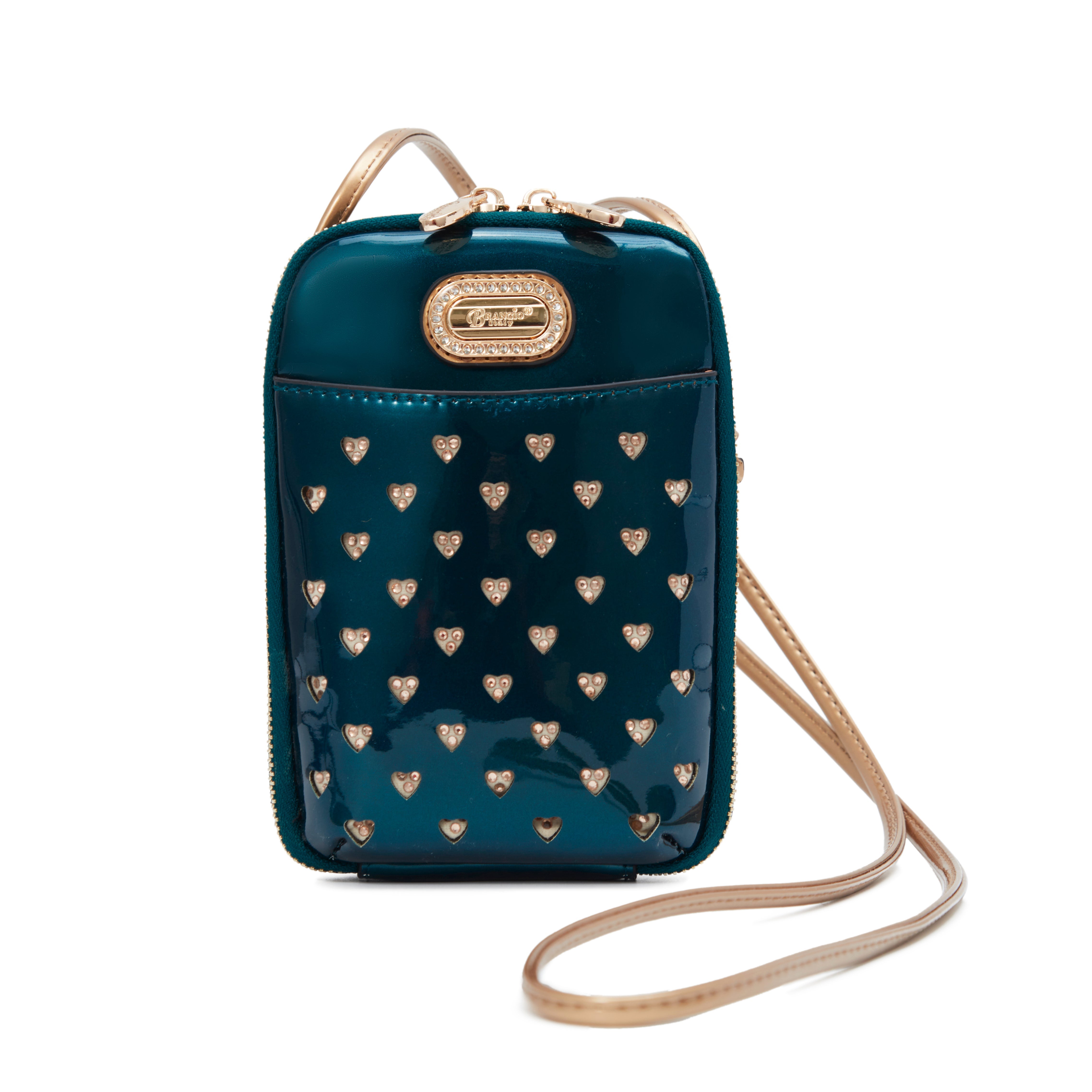 Brangio Luxe Heart Cutout Crossbody Bag