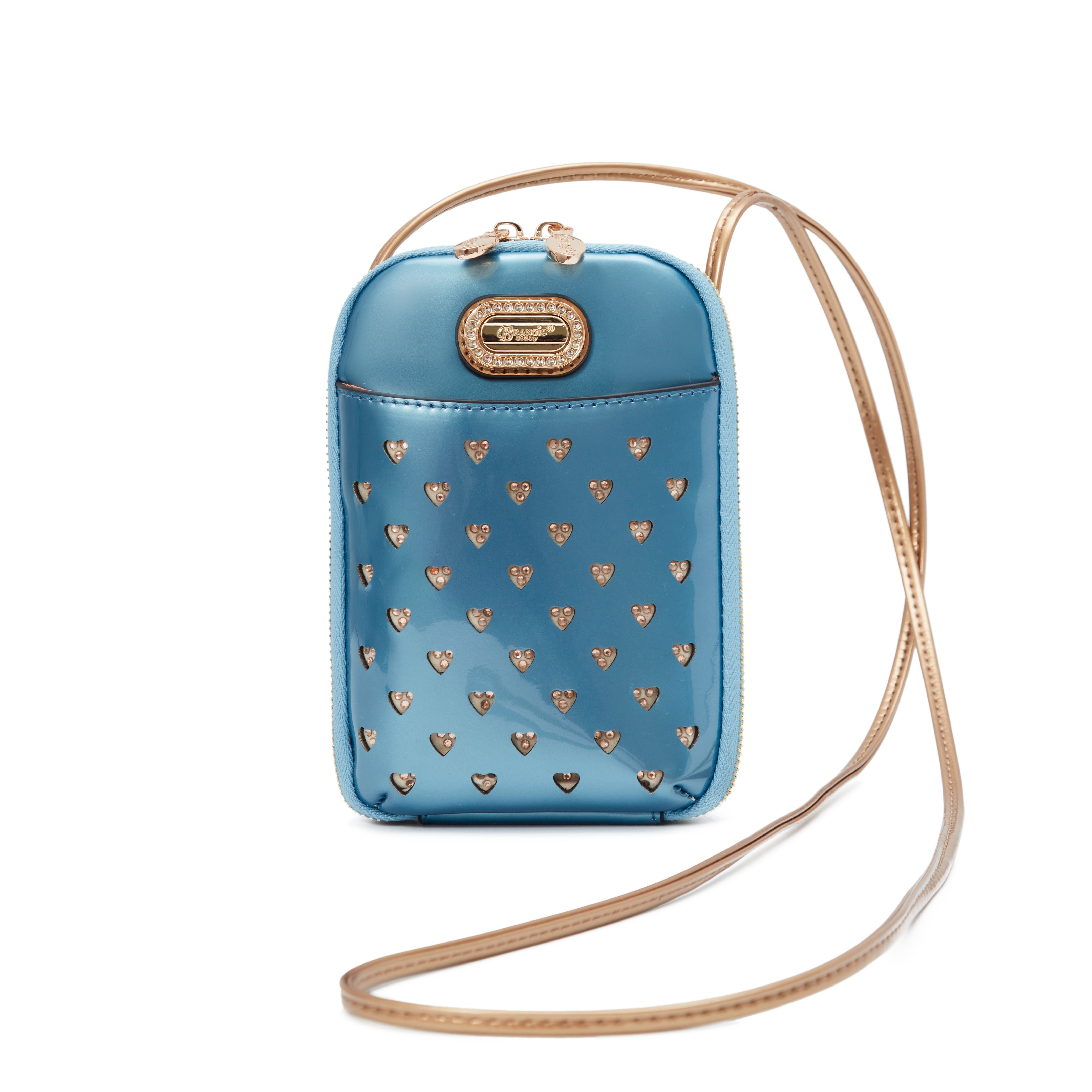 Brangio Luxe Heart Cutout Crossbody Bag