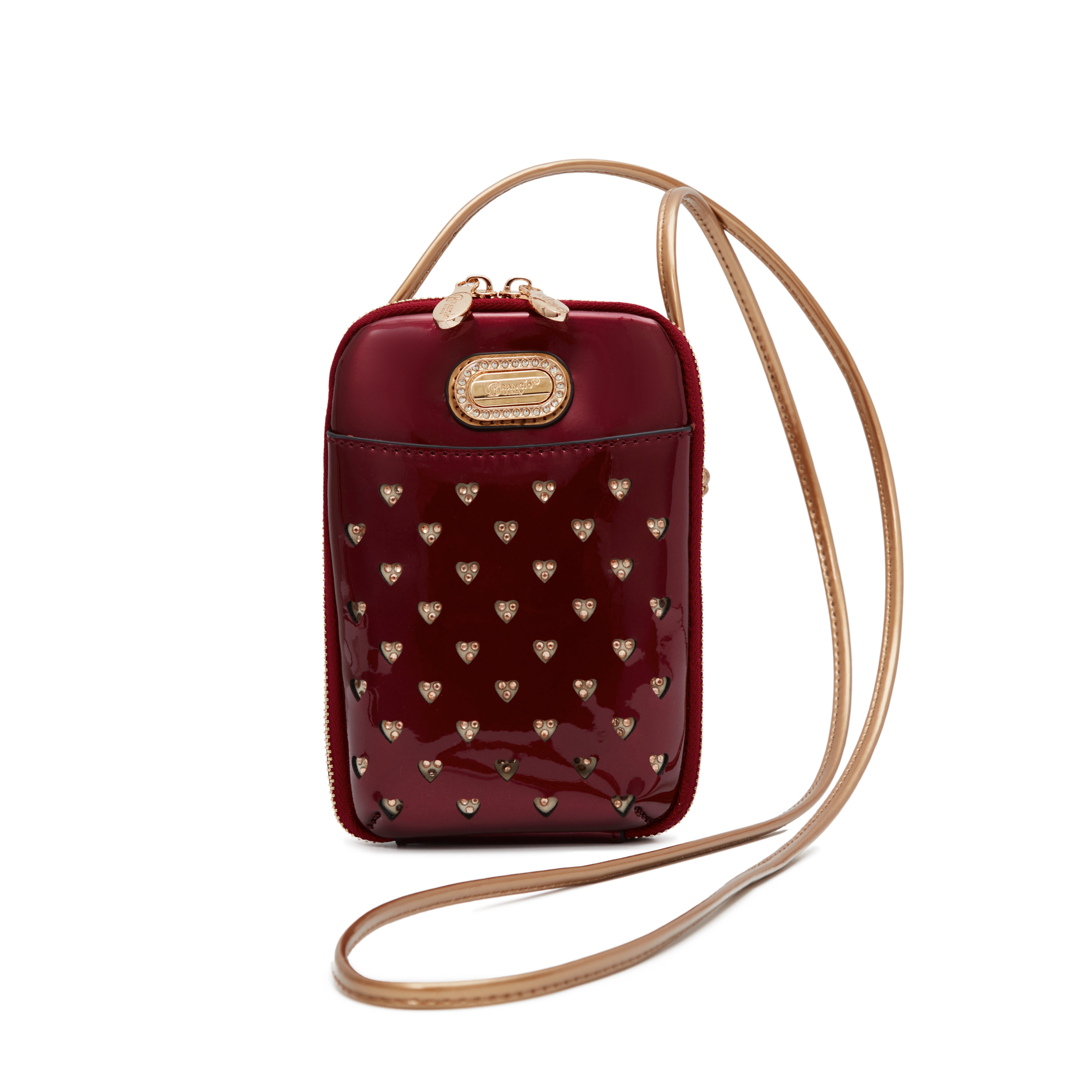 Brangio Luxe Heart Cutout Crossbody Bag