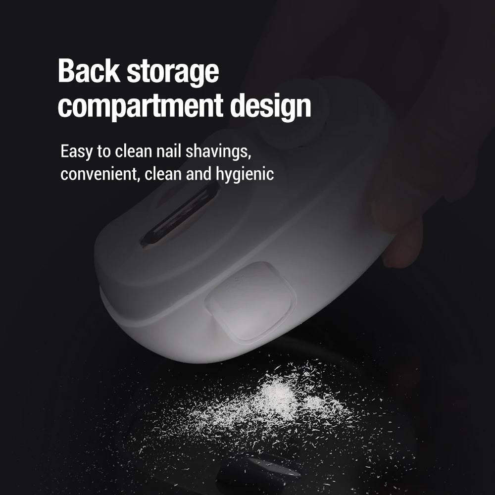 2-in-1 Electric Nail Clipper & Grinder – Portable