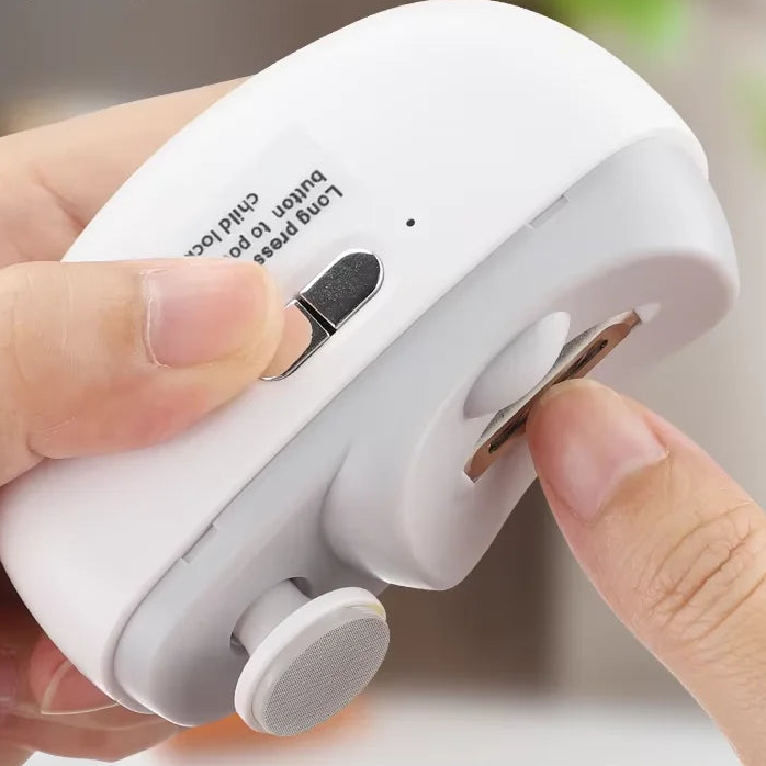 2-in-1 Electric Nail Clipper & Grinder – Portable