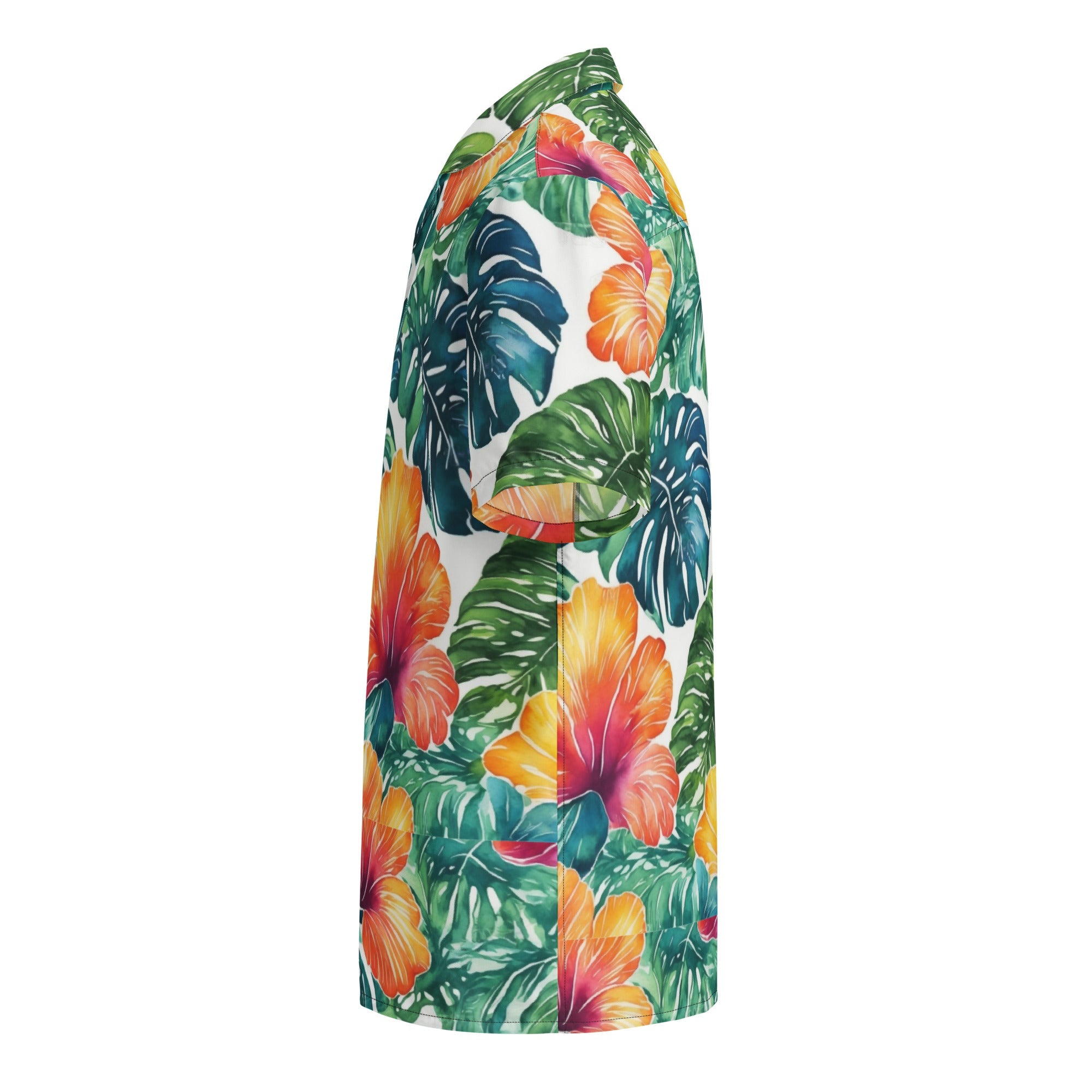 Vivid Floral 24 Unisex Button Shirt