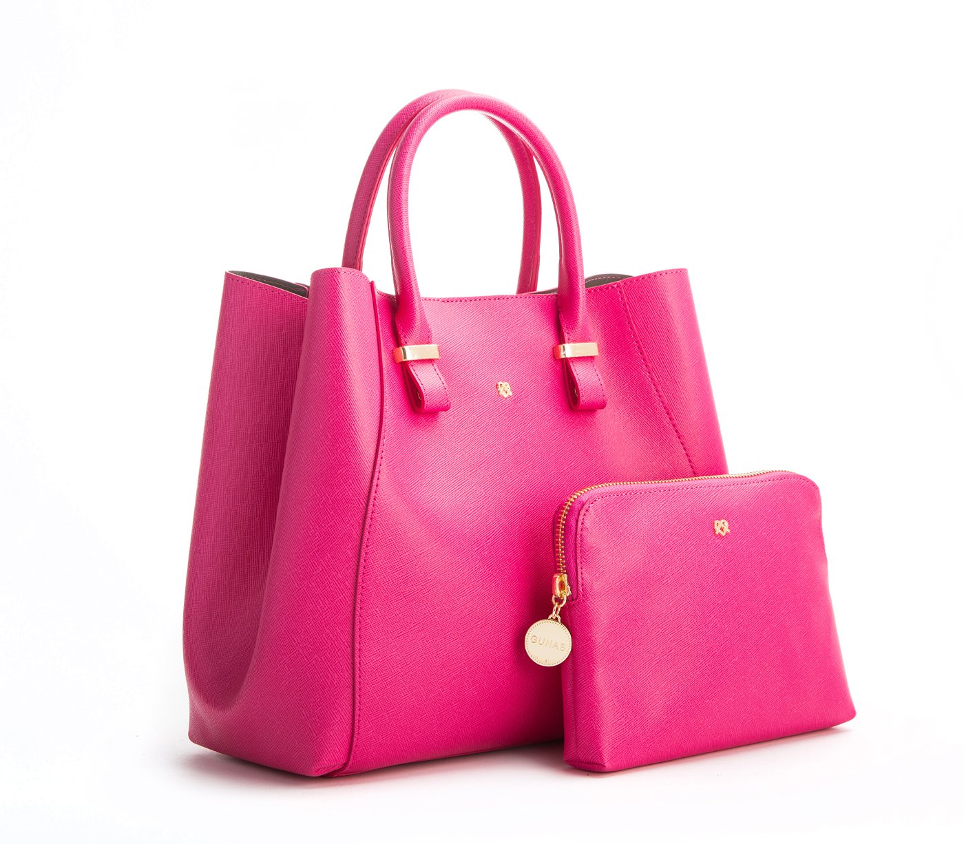 Jane - Hot Pink Vegan Leather Satchel