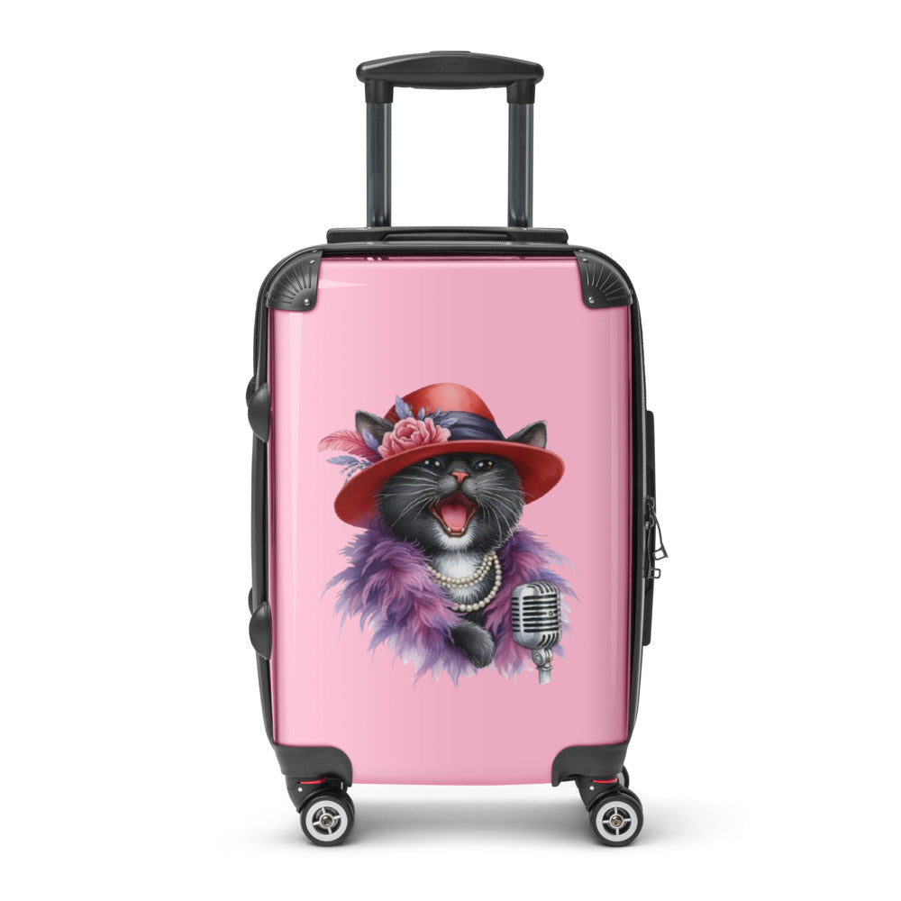 Cattytude Hard-Shell Suitcase