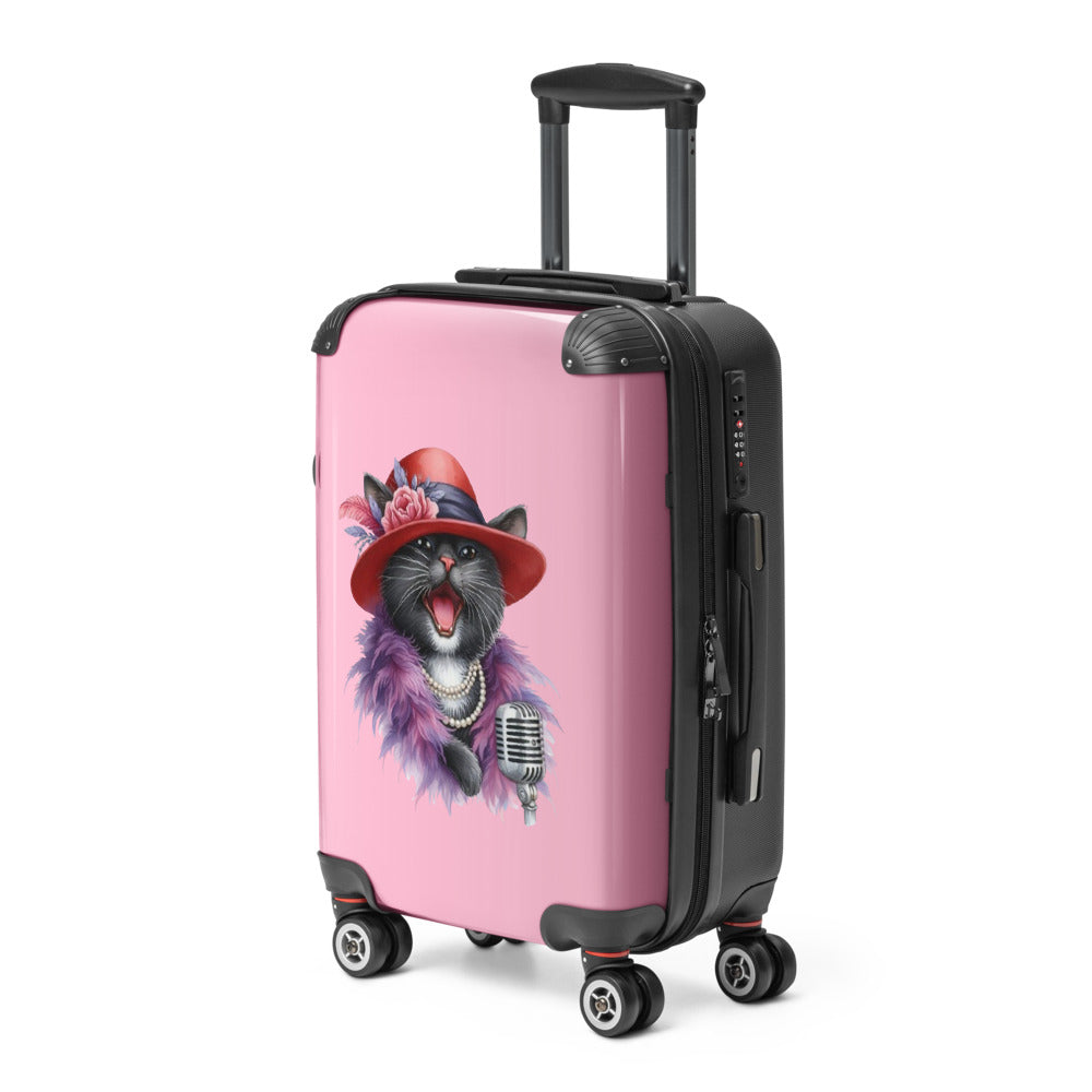 Cattytude Hard-Shell Suitcase