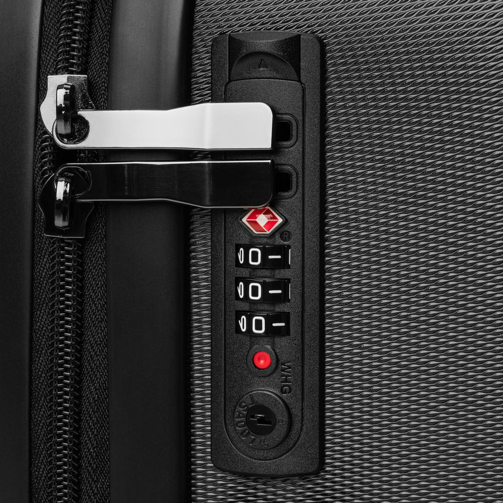 Cattytude Tri-Color Hard-Shell Suitcase