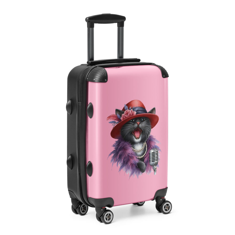 Cattytude Hard-Shell Suitcase